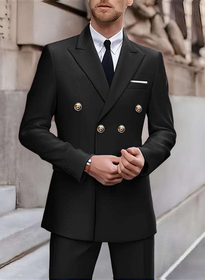 تايك تو طقم بليزر بأزرار مزدوجة وبنطلون بدلة - Image 5